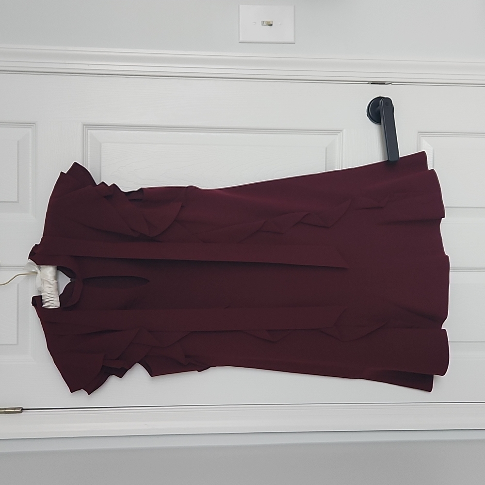 Maroon Karen Millen dress